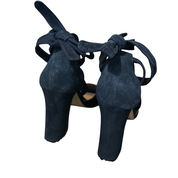 Karl Lagerfeld Navy Block Heels | 9.5 - Picture 4 of 5